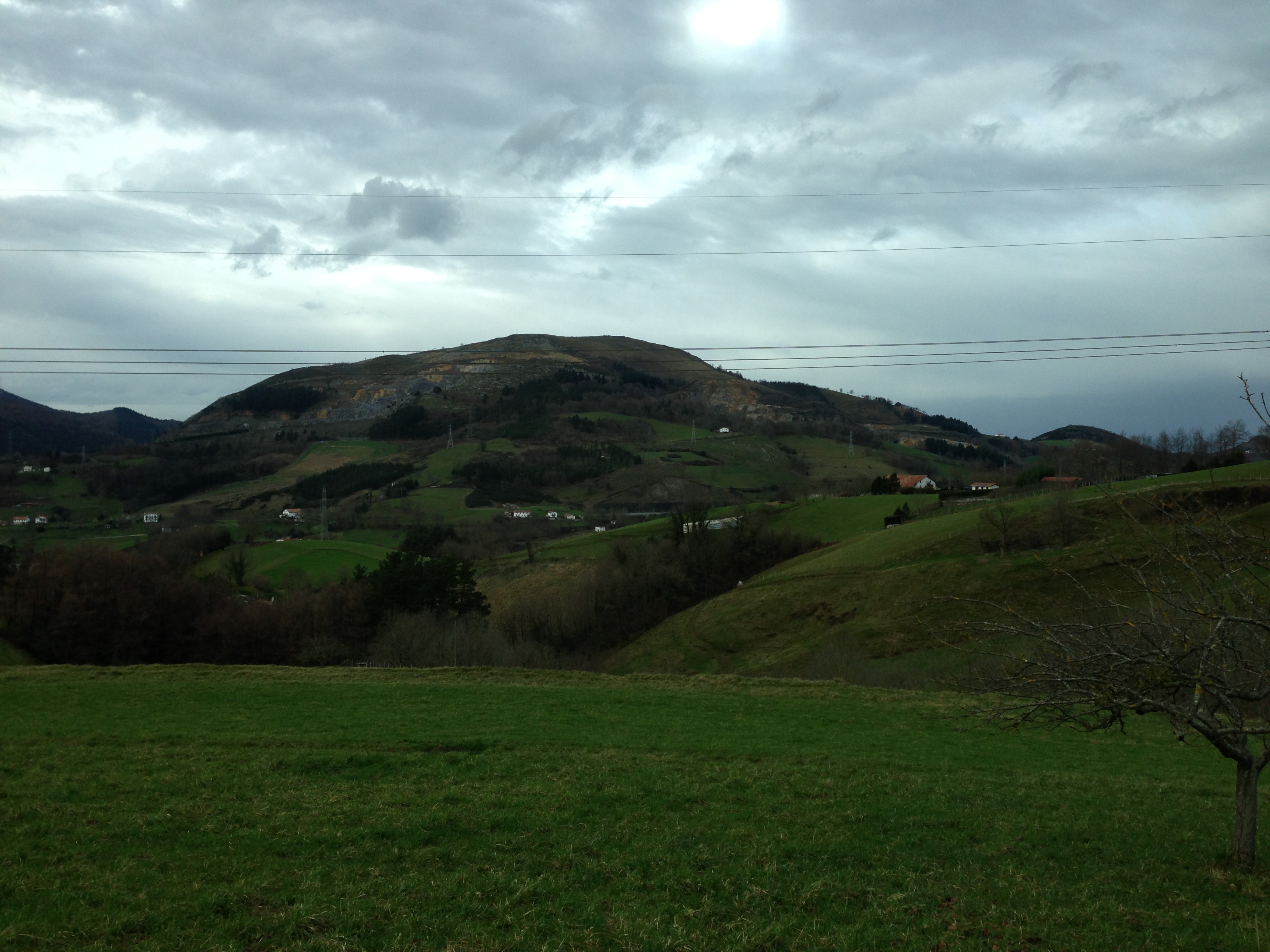 A View of the Buruntza mountain near Mizpiradi Ciderhouse
